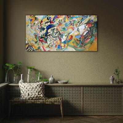 Composition VII Kandinsky Wall art on glass