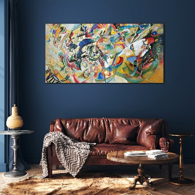 Composition VII Kandinsky Wall art on glass