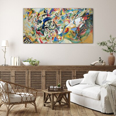 Composition VII Kandinsky Wall art on glass