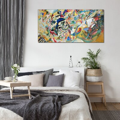 Composition VII Kandinsky Wall art on glass