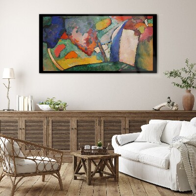 Waterfall Abstraction Kandinsky Glass art print