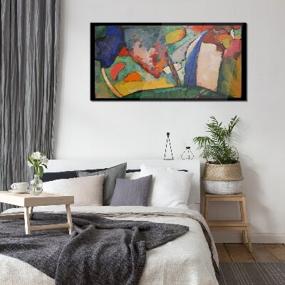 Waterfall Abstraction Kandinsky Glass art print