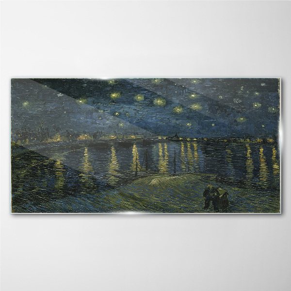 Stars over the Rhone Glass art print