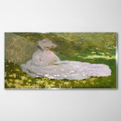 Peace in the garden Wall art on glass