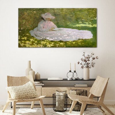Peace in the garden Wall art on glass