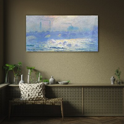 London Bridge Glass art print
