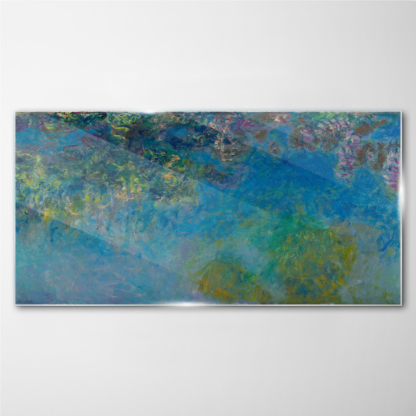 Immersed in colors Wall art on glass