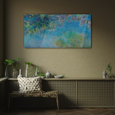 Immersed in colors Wall art on glass