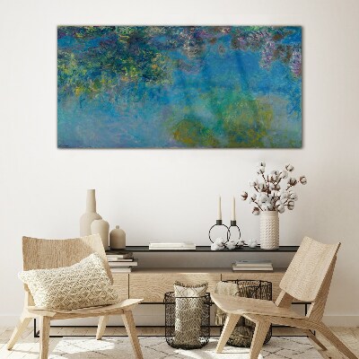 Immersed in colors Wall art on glass