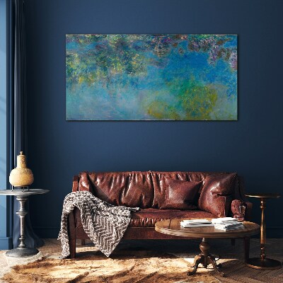 Immersed in colors Wall art on glass