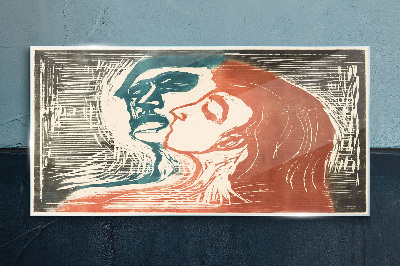 An intimate look at emotions Glass art print