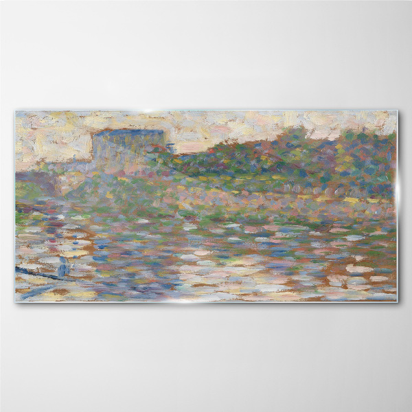 Reflections on the water Wall art on glass