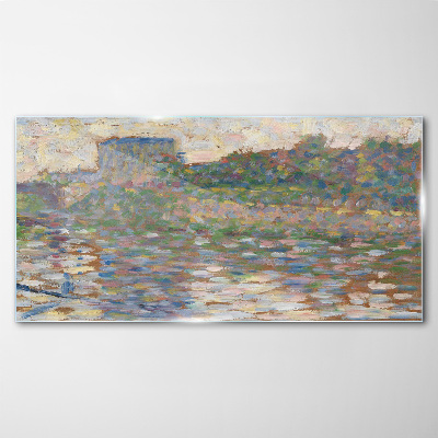 Reflections on the water Wall art on glass