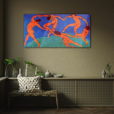 Dance by henri matisse Glass Wall Art