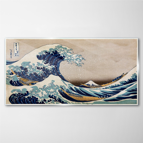 The Great Wave off Kanagawa Glass art print