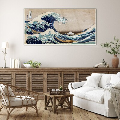The Great Wave off Kanagawa Glass art print