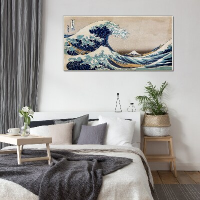 The Great Wave off Kanagawa Glass art print