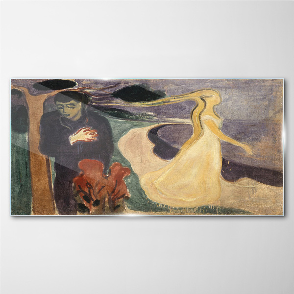 Love and longing Wall art on glass