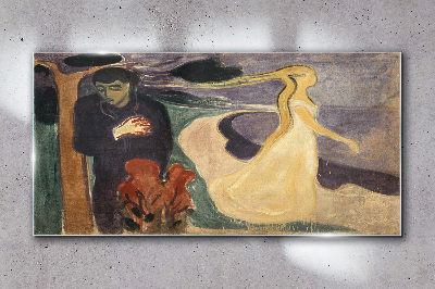 Love and longing Wall art on glass