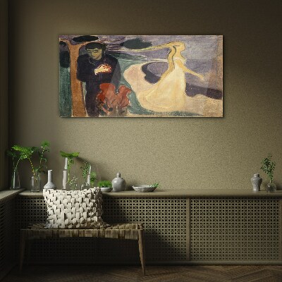 Love and longing Wall art on glass