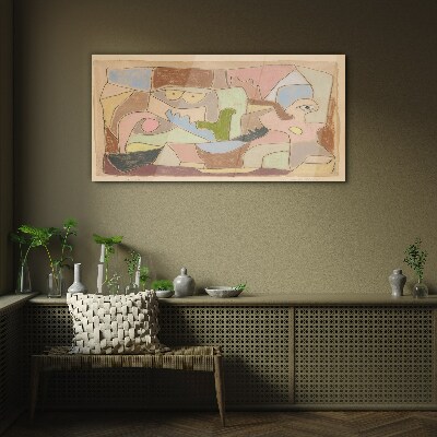 Abstract landscape of emotions Glass art print