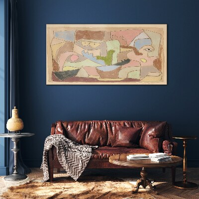 Abstract landscape of emotions Glass art print