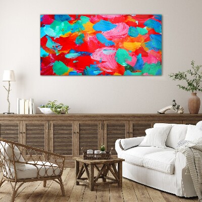 Abstract painting Glass Wall Art