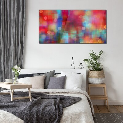 Abstract Glass Wall Art