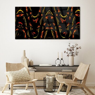 Modern abstract Glass Wall Art