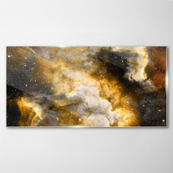 Cosmic Expression Wall art on glass