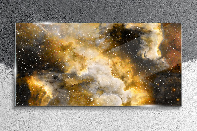 Cosmic Expression Wall art on glass