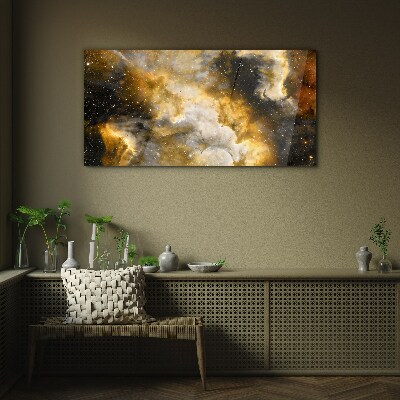 Cosmic Expression Wall art on glass