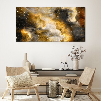 Cosmic Expression Wall art on glass