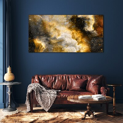 Cosmic Expression Wall art on glass