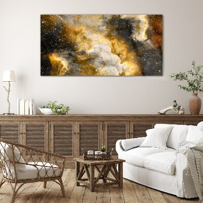 Cosmic Expression Wall art on glass