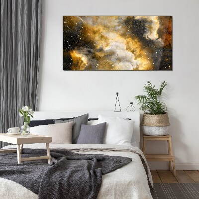 Cosmic Expression Wall art on glass