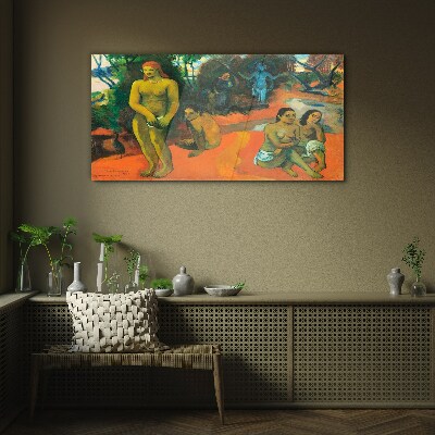 Te Pape Nave Nave Paul Gauguin Wall art on glass