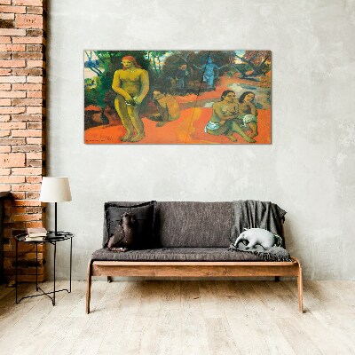 Te Pape Nave Nave Paul Gauguin Wall art on glass