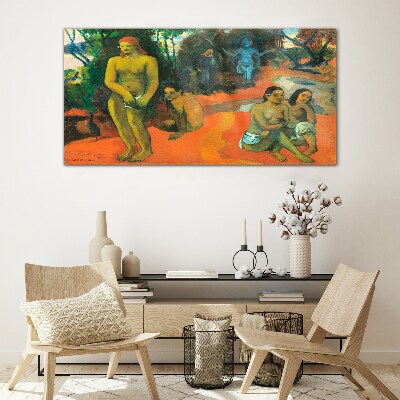 Te Pape Nave Nave Paul Gauguin Wall art on glass