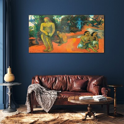 Te Pape Nave Nave Paul Gauguin Wall art on glass