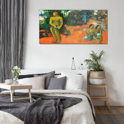 Te Pape Nave Nave Paul Gauguin Wall art on glass