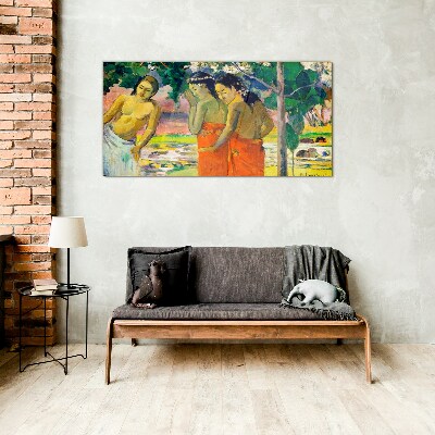 Tropical beauty Wall art on glass