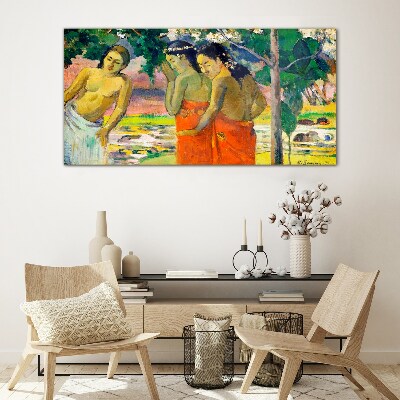 Tropical beauty Wall art on glass