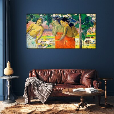Tropical beauty Wall art on glass