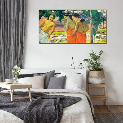 Tropical beauty Wall art on glass