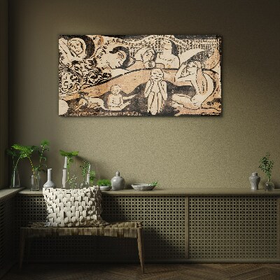 Reflections on Human Existence Glass art print