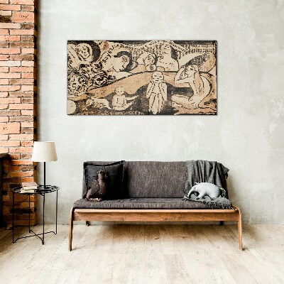 Reflections on Human Existence Glass art print