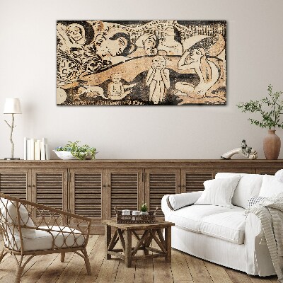 Reflections on Human Existence Glass art print