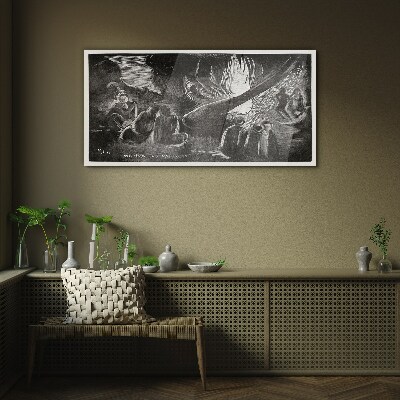 Lost in the Dark Glass art print