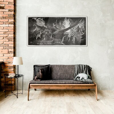 Lost in the Dark Glass art print